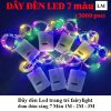 Dây đèn Led Trang Trí Fairylight đom đóm 2M Sáng 7 Màu