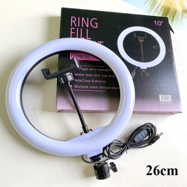 Đèn Led Ring Livestream 26cm (chưa Có Chân)