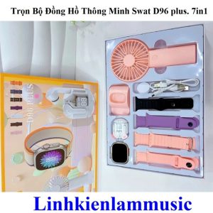 Trọn Bộ Đồng Hồ Thông Minh Swat D96 Plus. 7in1