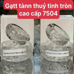 Gạt Tàn Thủy Tinh Tròn Cao Cấp 7504