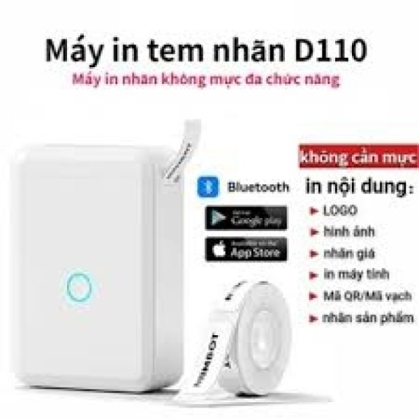 Máy In Nhiệt Mini Kết Nối Bluetooth D110