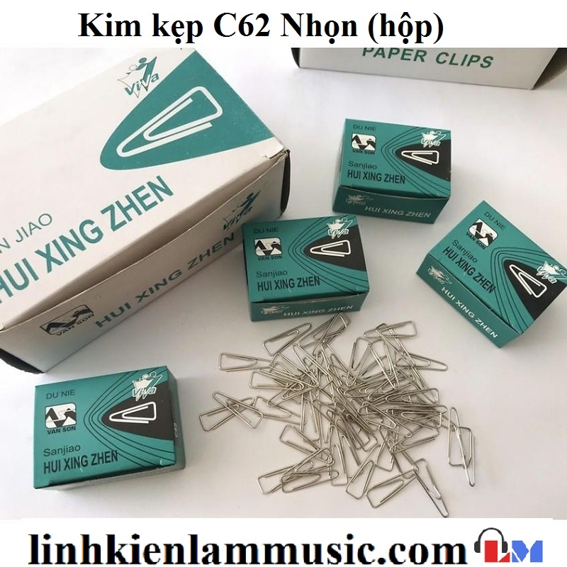 Kim kẹp C62 Nhọn (hộp)