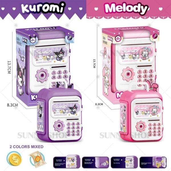 Két Sắt Mini/ Máy ATM Cho Trẻ Em Kuromi