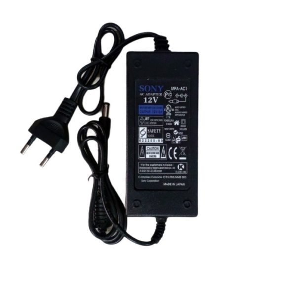 Nguồn Adapter Sony 12V-5A Sạc Cho Máy Bơm, Đầu Ghi, Máy Massage