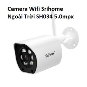 Camera Wifi Srihome Ngoài Trời SH034 5.0mpx///1