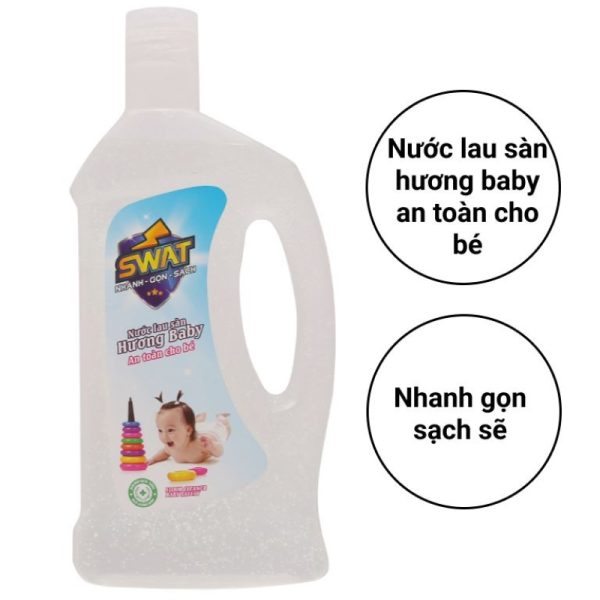 Nước lau sàn swat baby 1 lít (hàng cty)