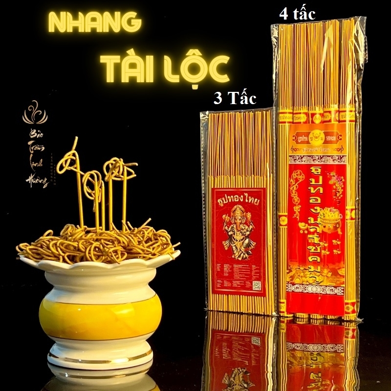 Tép 100 Nhang Cuộn Thần Tài Thái Lan (4 Tấc)