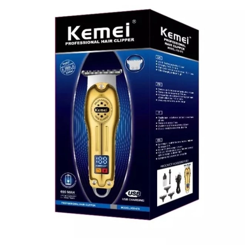 Tông Đơ Cắt Tóc Chấn Viền Kemei KM-678