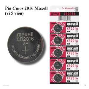 Pin Cmos 2016 Maxell (vỉ 5 viên)