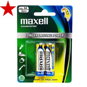 Vỉ 2 Pin AA (2A) Maxell Alkaline