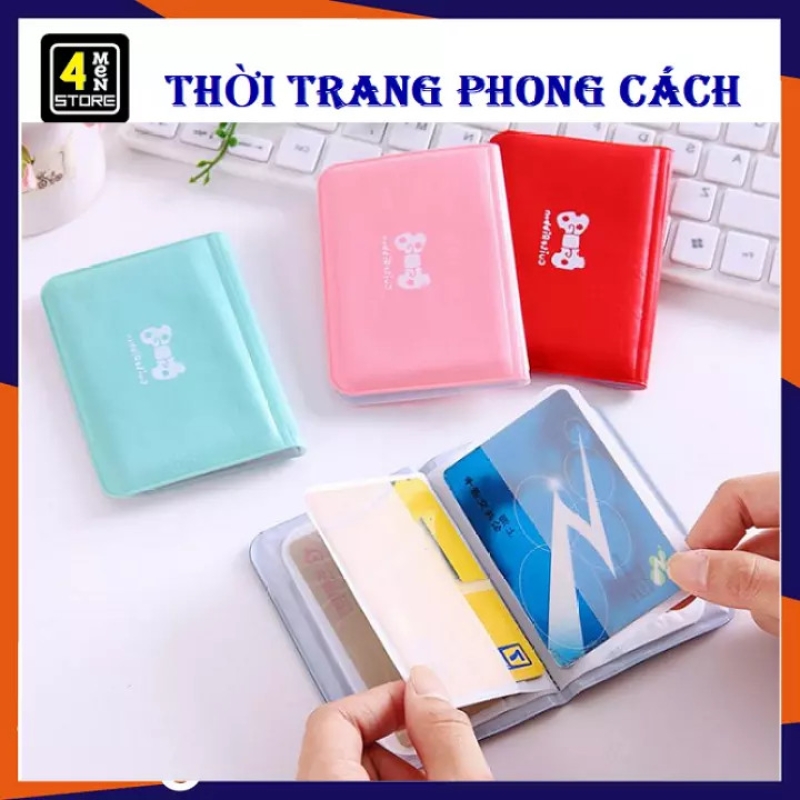 Ví Da Đựng Thẻ ATM, Card Visit, CMND 12 Ngăn (loại rẻ)