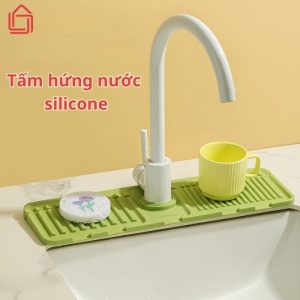 Thảm silicone hứng và thoát nước bồn rửa bát