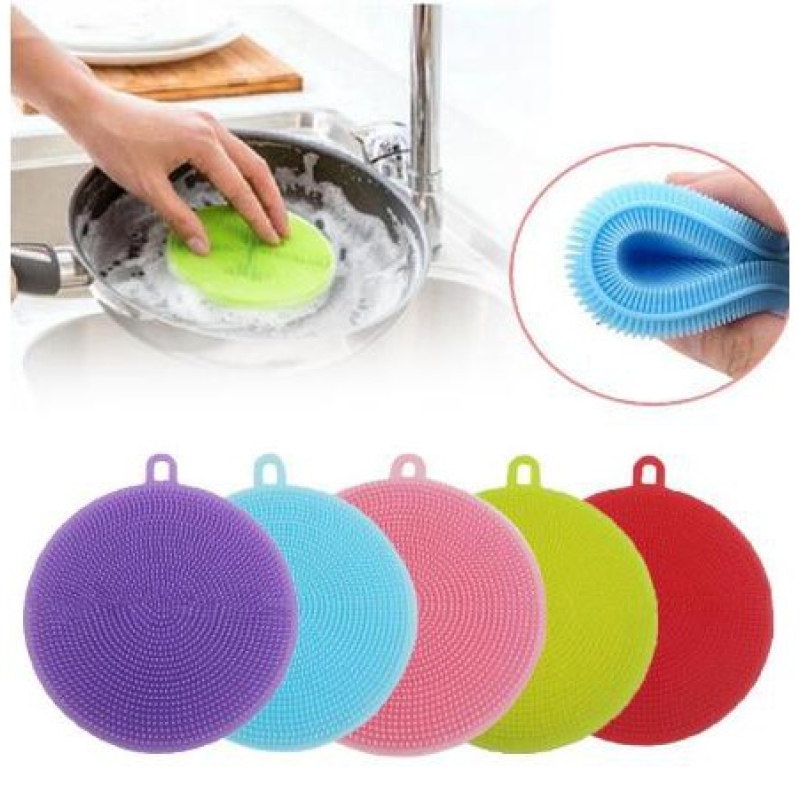 Miếng rửa chén thông minh silicone tròn