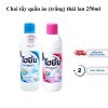 Chai tẩy quần áo (trắng) thái lan 250ml