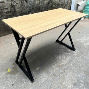 Bàn làm việc chân chữ X mặt gỗ MDF