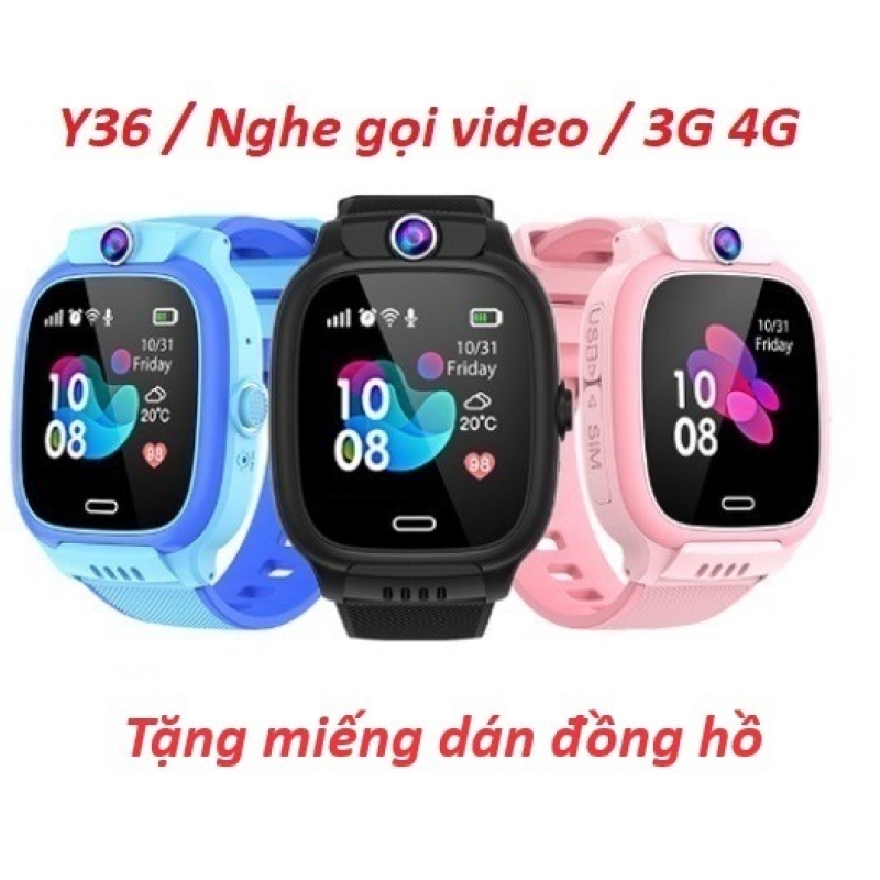 Đồng Hồ định Vị Trẻ Em Lắp Sim 4g Nghe Gọi Video Y36