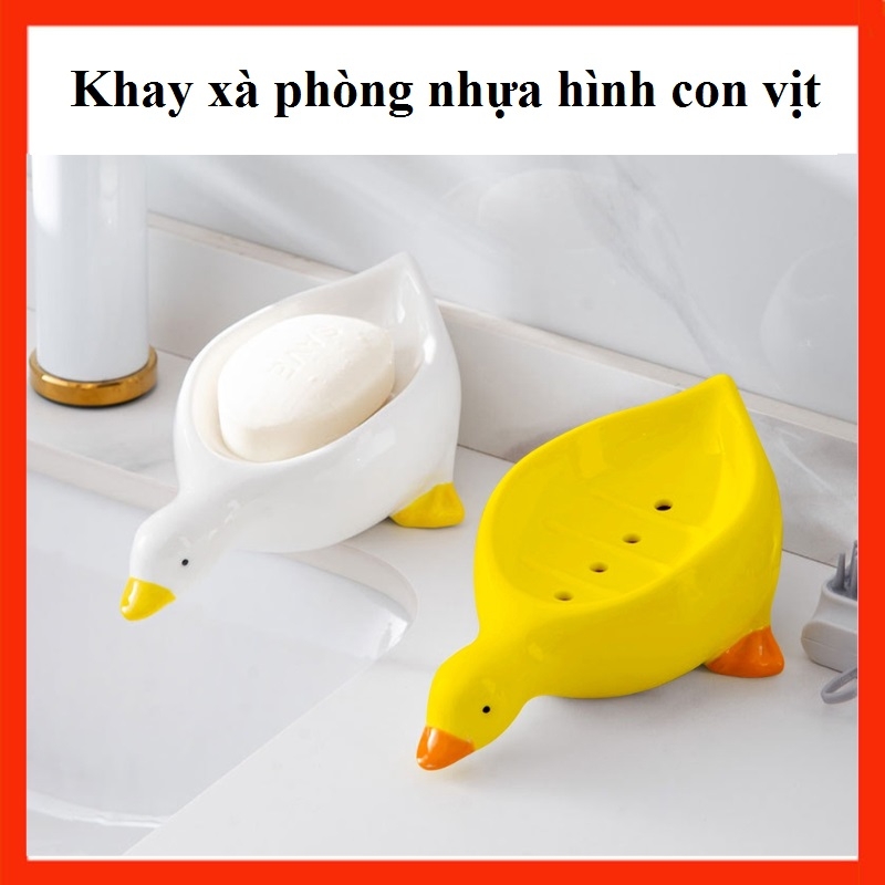 Khay xà phòng nhựa hình con vịt