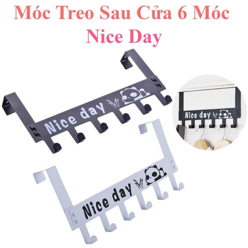 Móc Treo Sau Cửa 6 Móc Nice Day