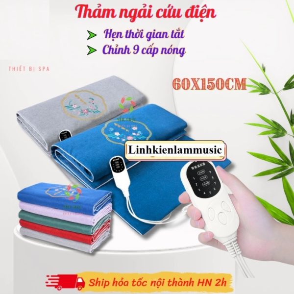 Thảm Ngải Cứu đông Y Nội địa Trung Kèm Gối