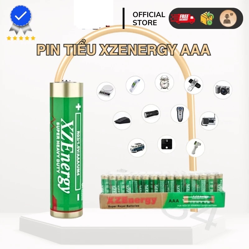 Hộp 60 Viên Pin AAA (3A) XZENERGY