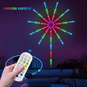 Đèn Led 10 Nhánh 3 Tấc Có Remote Cổng USB Hiệu ứng Nhiều Màu