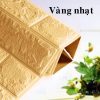 Xốp Dán Tường Giả Gạch 70x70cm (Lớn) Vàng Nhạt