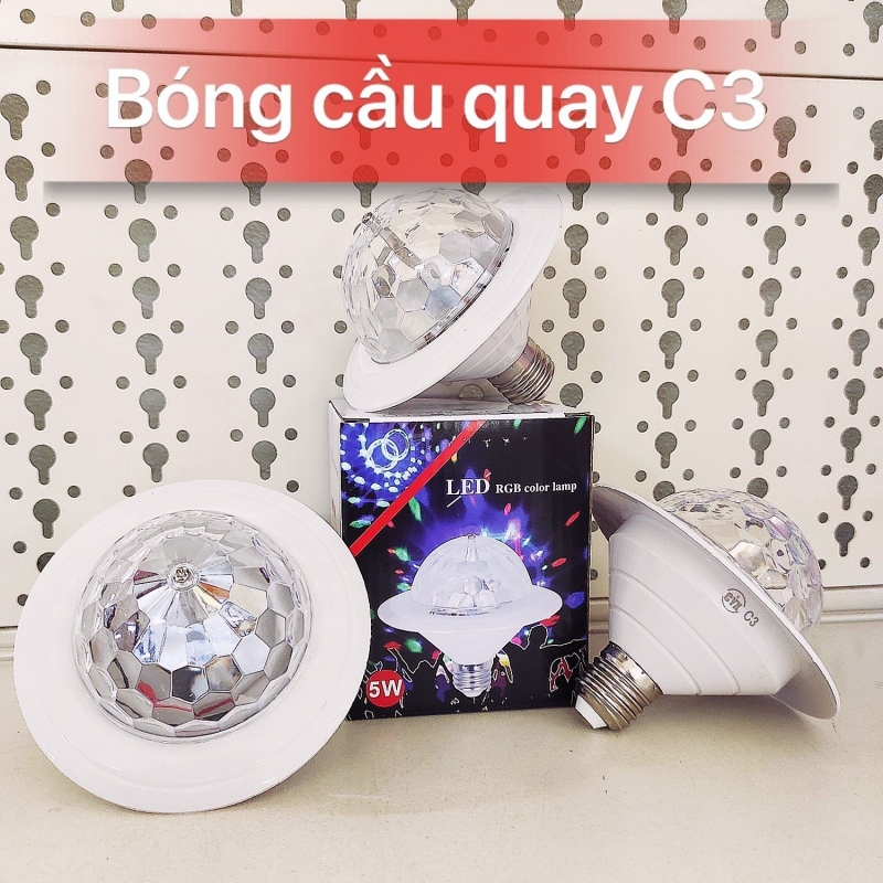 Đèn Led Xoay 7 Màu CYX C3