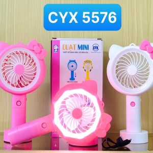 Quạt cầm tay có đèn/đế CYX - 5576