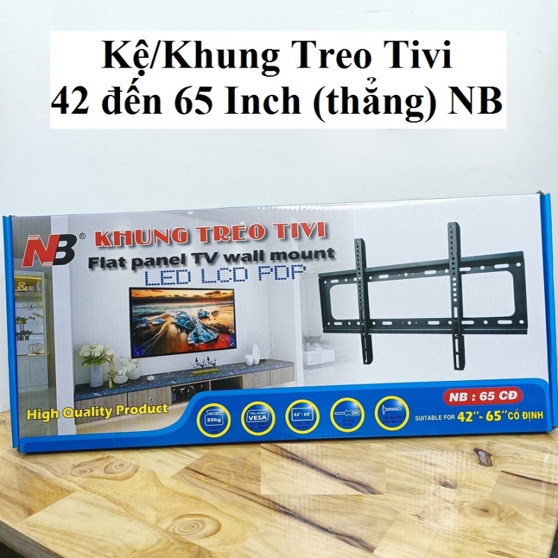 Kệ/Khung Treo Tivi 42 đến 65 Inch (thẳng) NB