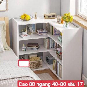 Kệ sách gỗ đa năng xoay 90 độ