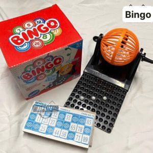 Cờ Lô Tô 90 Số BINGO HỘP ĐỎ Nhỏ