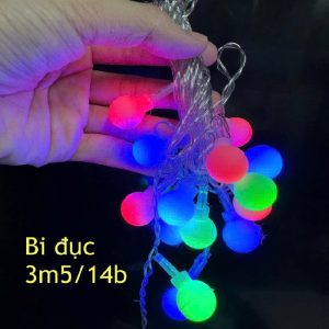 Dây Đèn Led Bi Đục 3M5 Sáng 7 Màu