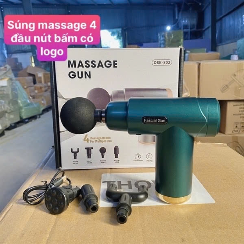 Máy Massage 802 4 Đầu, 6 Chế Độ